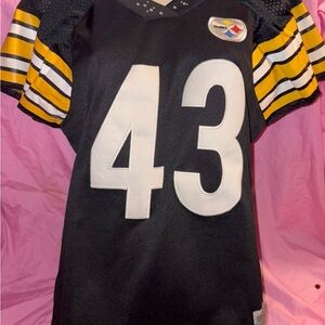 Reebok POLAMALU Pittsburgh Steeler rhinestone bling jersey